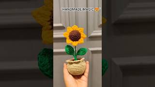 Handmade Sunflower Pot 🌻 | Best Gift Idea