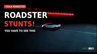 All of the cool stunt portions from the Tesla Roadster presentation 