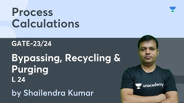 Bypassing, Recycling & Purging | L:24 | Ascension Batch | GATE-2023/24 | Shailendra Kumar