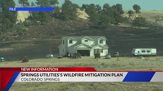 Colorado Springs Utilities unveils Wildfire Mitigation Plan