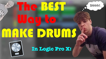 The BEST way to MAKE DRUMS | Sampling in Logic Pro X *Drum breaks* | Beats on Lockdown