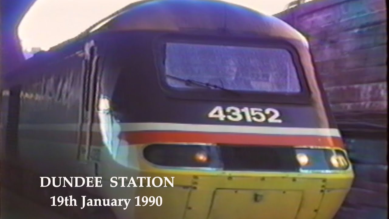BR in the 1990s Dundee Station on 19th January 1990