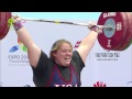 Women +75kg B Clean & Jerk 2014 World Weightlifting Championships
