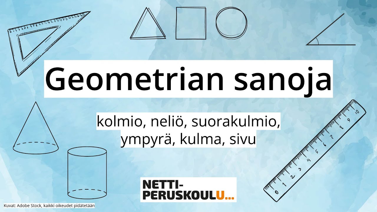 ama3: Geometrian sanoja (perusopetus)