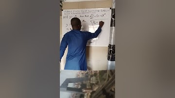 CALCULUS:FUTO 2019/2020 TEST QUESTIONS AND SOLUTIONS ON MTH102, NUMBER 3 BY SIR EDUMATHS.