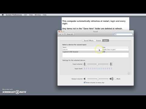 Setting up USB Headset on a Mac