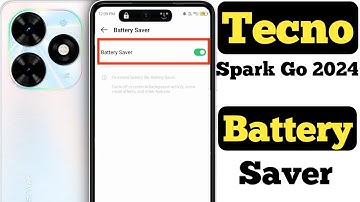 How to enable Battery Saver in Tecno Spark Go 2024 || Tecno Spark Go 2024 battery saver ||