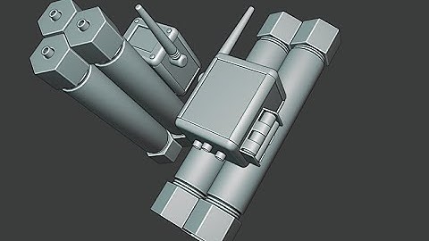 BLENDER 2.8: Modeling An Alien Isolation Pipe Bomb (Part 1)
