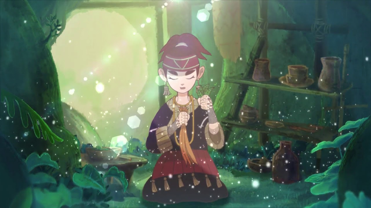 Film d'animation, la vieille femme, Voix-off Ségolène BOUËT.