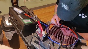 Time Lapse: High Tension Badminton Racquet Stringing - How We Do It
