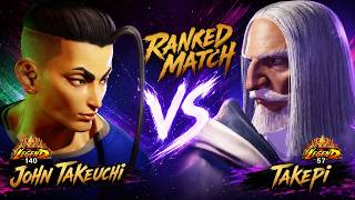 Street Fighter 6 John Takeuchi (Jamie) Vs Takepi (JP) Ranked Match SF6 スト6 파업 6