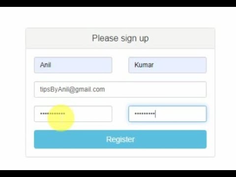 User Registration Web API .Net Authentication, Signup User Registration with Registration Web API