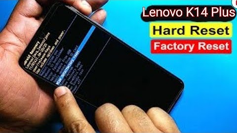 Lenovo K14 plus Hard Reset/Lenovo Xt218 pattern lock unlock/ Factory Reset & Frp Bypass
