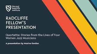 Quartette Stories from the Lives of Four Women Jazz Musicians Maxine Gordon
