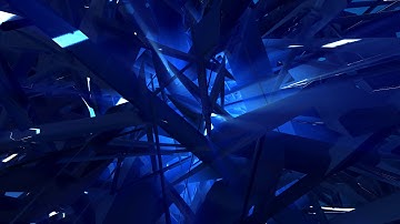 Free motion background - 3d geometric shapes abstract background loop