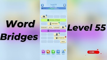 🎮 Word Bridges Level 55 Answers | SolutionGuruji 🧠✨