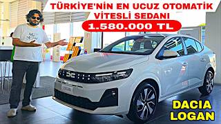 Türki̇yeni̇n En Ucuz Otomati̇k Vi̇tesli̇ Sedan Otomobi̇li̇ Daci̇a Logan Geldi̇