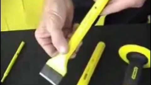 Stanley Pros in the Know - Cold Chisels - The Basics