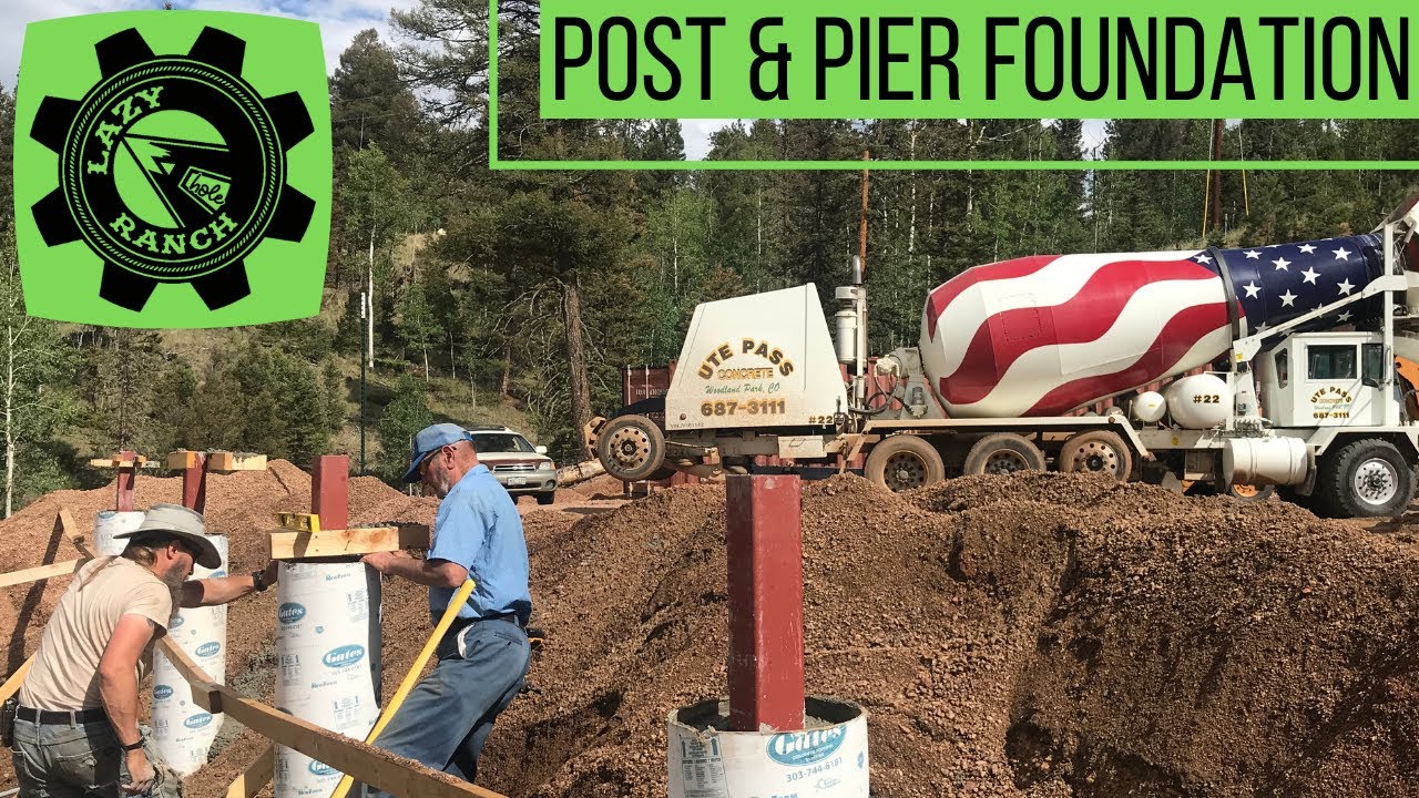 Arched Cabin Foundation Concrete Pour 117 YouTube