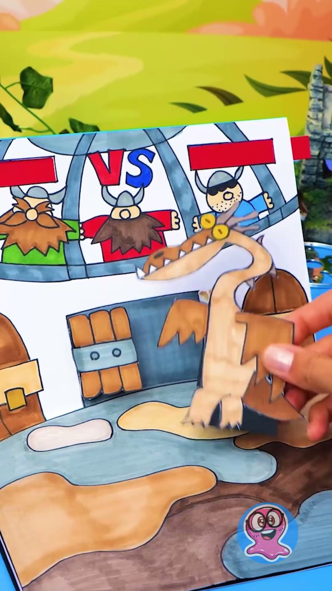 DIY Libro de juegos de memes de baile desdentado #manualidades