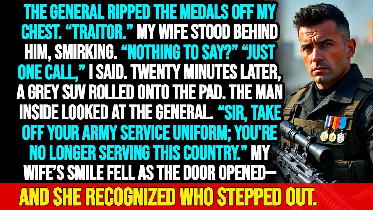 The General Called Me A Traitor. I Made One Call. My Wife Knew The Man Who Arrived