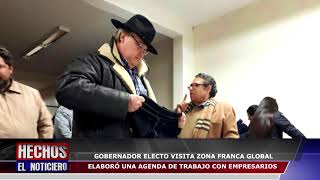 CANAL 48 HD - GOBERNADOR ELECTO VISITA ZONA FRANCA GLOBAL