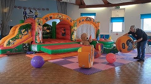 Jungle Bouncy Castle Inflatable Party Hire #howto