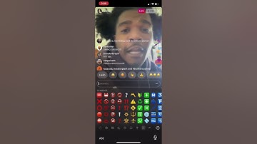 Smino cookin up on Instagram live