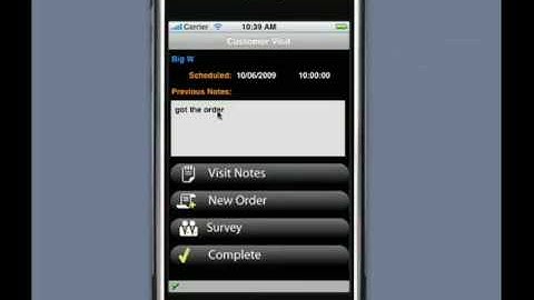 SAP CRM on iPhone by Sky Technologies