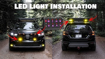 Honda Pilot Trailsport gets LED Lights with Mictuning Wireless 8 Gang Switch Panel