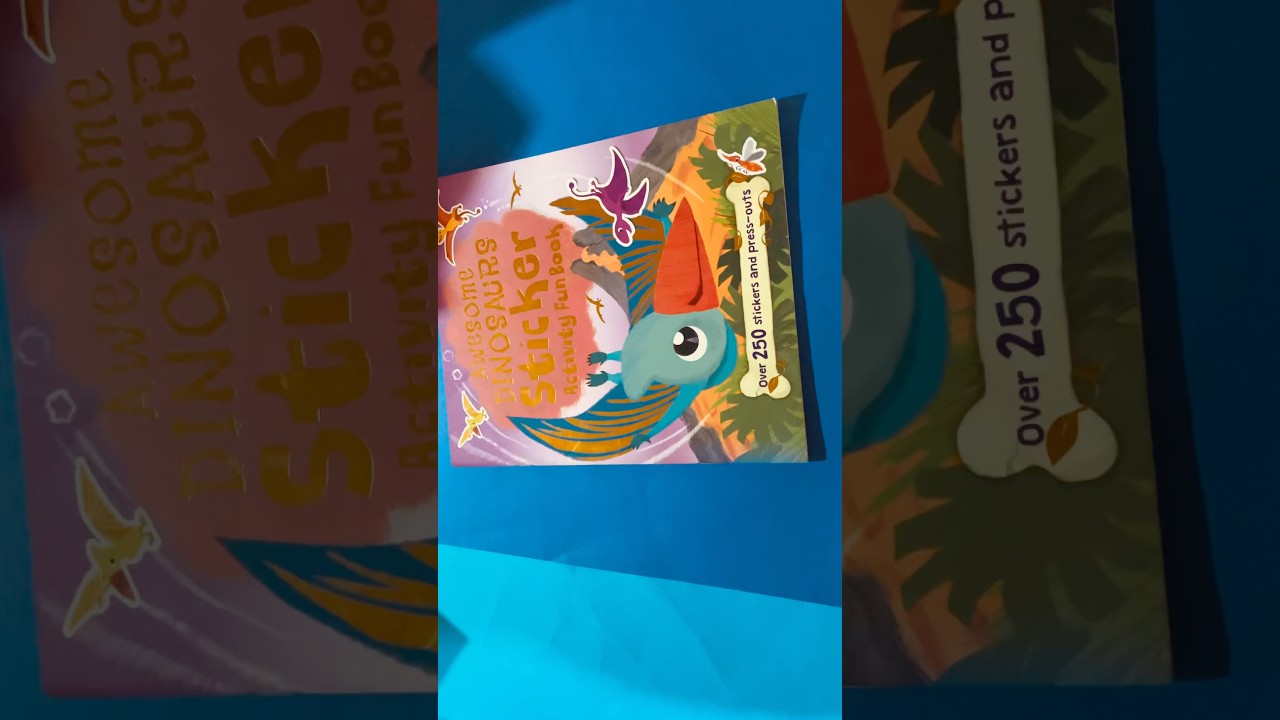 Awesome Dinosaurs Sticker Activity Fun Book