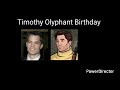 Timothy Olyphant Birthday