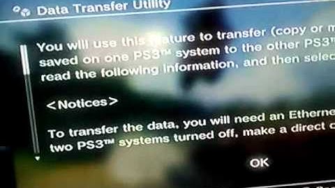 PS3 Data Transfer Utility
