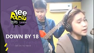Down By 18 performs “Kulay Bahaghari” ( original song ) Live at Teeradio