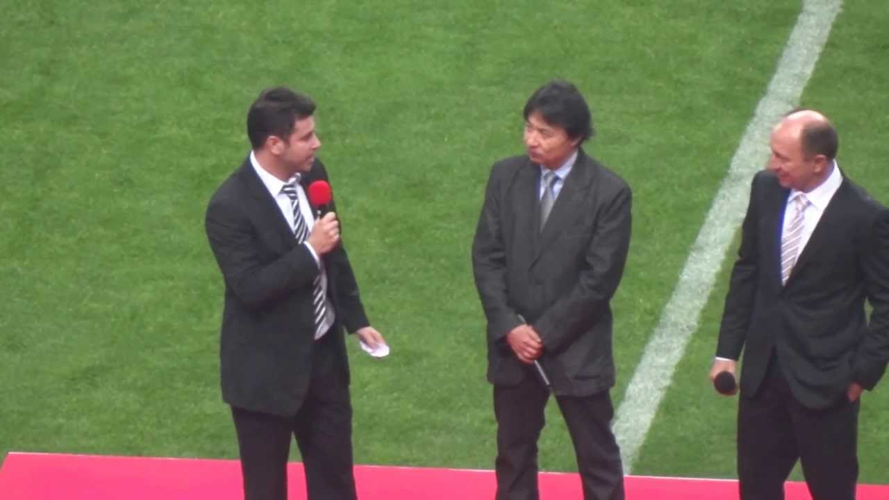 浦和レッズ　2013第11節vs鹿島　Ｊリーグ20thセレモニー② ロブソン・ポンテ　アルシンド