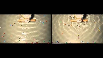 attracting water waves