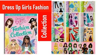 Dress Up Girls Fashion Collection-4 Dolls 250 Fashion Pieces Stickerdressupbooks Isbn9781488906527