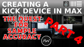 M4L Ableton Live Creation - Making a Kick device in Max For Live - Part 4