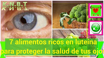 ¿Qué alimentos son más ricos en luteína?