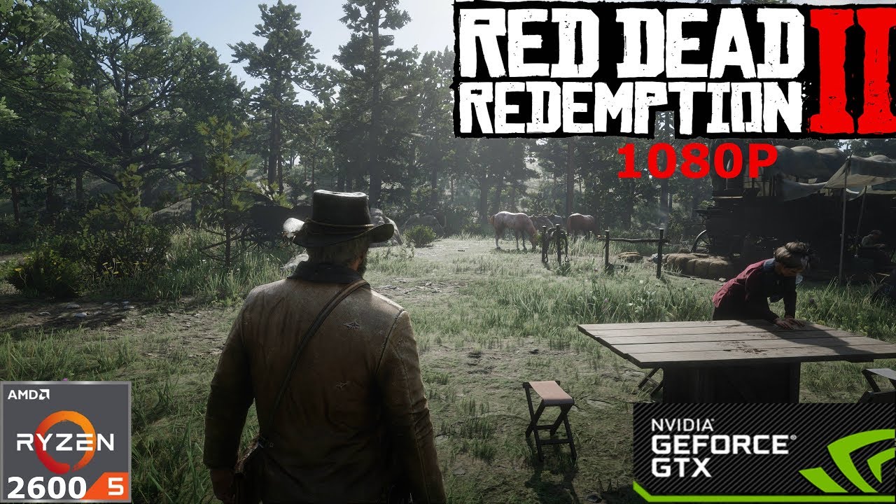 RED DEAD REDEMPTION 2 PC GTX 1050 TI 4GB + RYZEN 5 2600 3.4 GHZ + 16GB