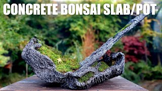 How to Make a Concrete Bonsai Slab / Pot