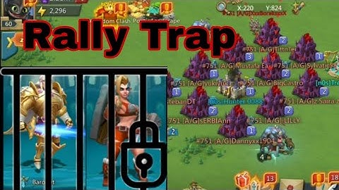Lords Mobile KvK warplay | taking rally by A/G (Revange) | lords mobile rally trap