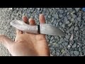 Hidden tang antler handled knife: The fit and finish