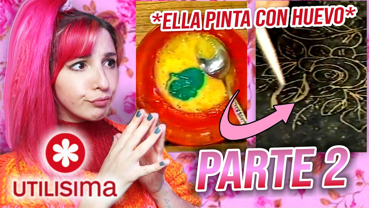 Probando TUTORIALES de los 90s de UTILISIMA ⚠ Manualidades de señora 💖 parte 2 - @AnnAttack