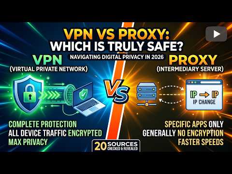 VPN vs Proxy: Which Is Truly Safe? (Navigating Digital Privacy in 2026)