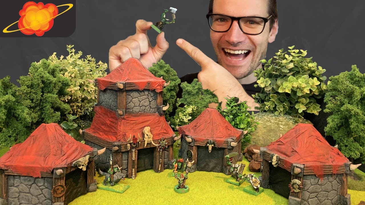 I Made a Orc Camp for Warhammer and D&D