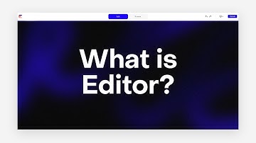What is Ceros Editor?