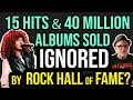 Legends had 15 hits  sold 40 million recordsnever even nominated for rock hallprofessor of rock