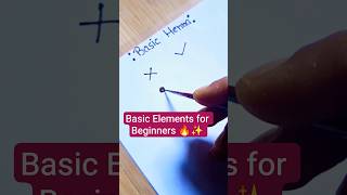 Basic Elements Mehndi Design| Easy mehandi tutorials for Beginners| Basic mehandi design #short