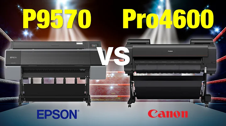 Watch as we Compare the Epson P9570 to the Canon Pro4600 Inkjet Printers